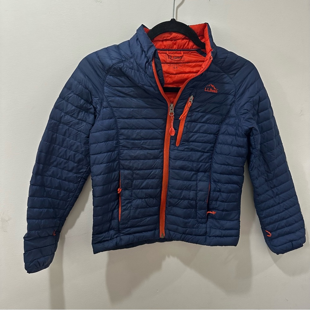 LLBean Boys Puffer Coat. Size Small/8.